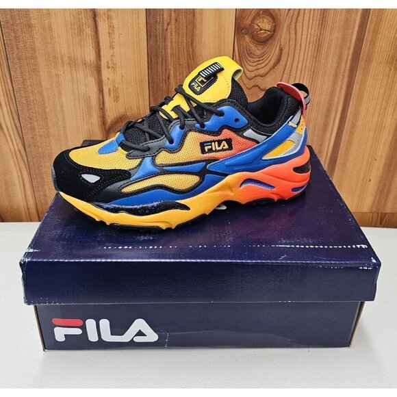 Fila Ray Tracer Apex Multicolor Big Kid's Sneakers Size 6 - Picture 1 of 11